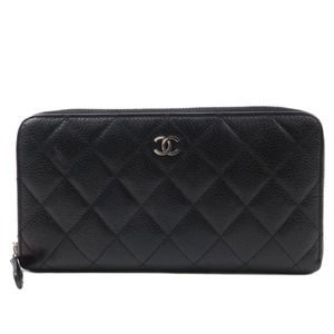 💎✨BEAUTIFUL✨💎Authentic CHANEL Matelasse Caviar Skin Zippy Long Wallet
